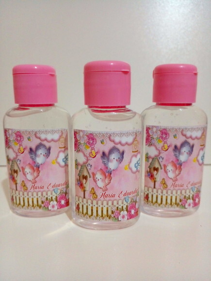 Frasco 35ml Personalizado Vazio Flip Top Vários Temas Festa