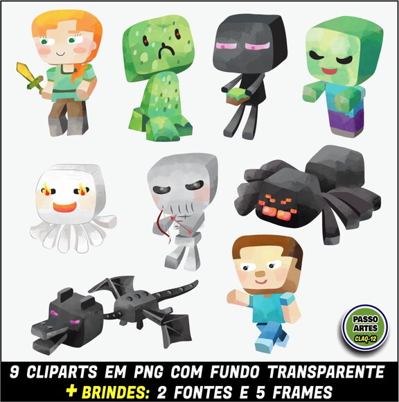 Kit Digital PROMO 3 EM 1 - MINECRAFT