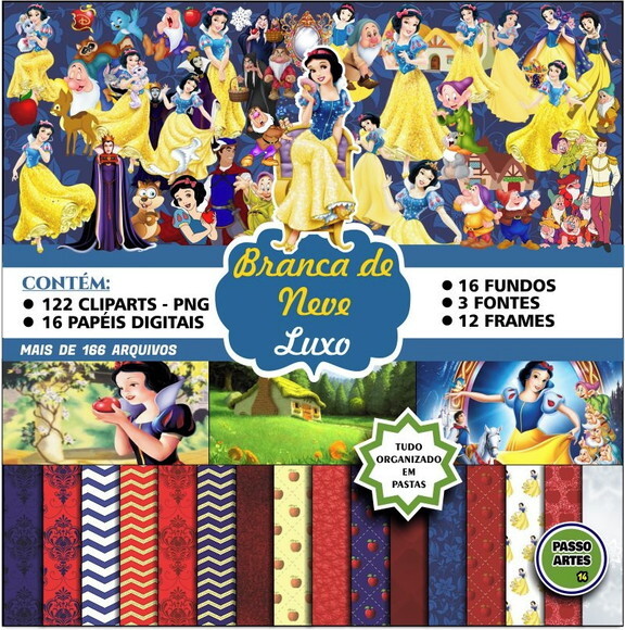Kit Digital Scrapbook BRANCA DE NEVE