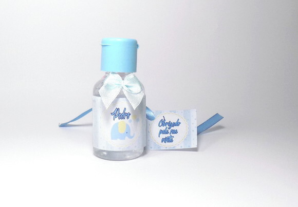 Mini Álcool em Gel de 35 ml c/ Aroma e Tampa Flip - Temas