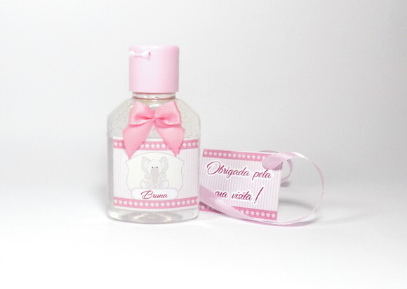 Mini Álcool em Gel de 35 ml c/ Aroma e Tampa Flip - Temas