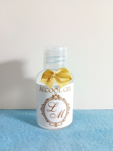 Mini Álcool em Gel de 35 ml c/ Tampa Flip - Vários Temas