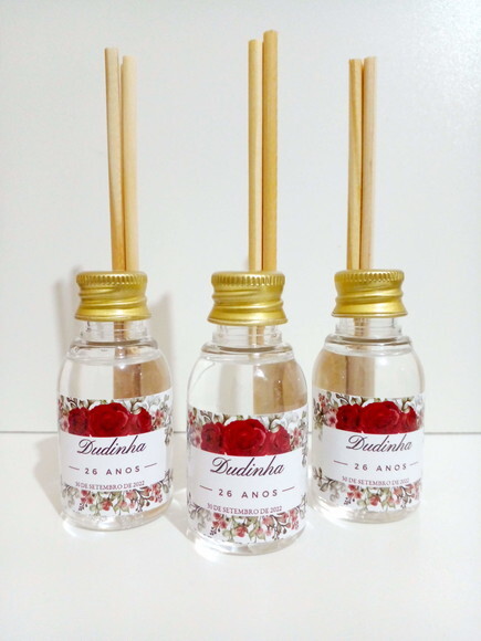 Mini Aromatizador de Ambientes Personalizado- Floral