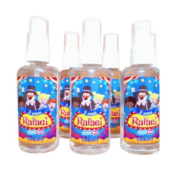 Mini-higienizador de 60ml - Spray - Diversos Temas