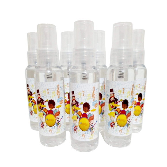 Mini-higienizador de 60ml - Spray - Festas