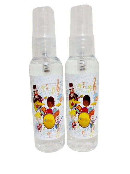 Mini-higienizador de 60ml - Spray - Festas