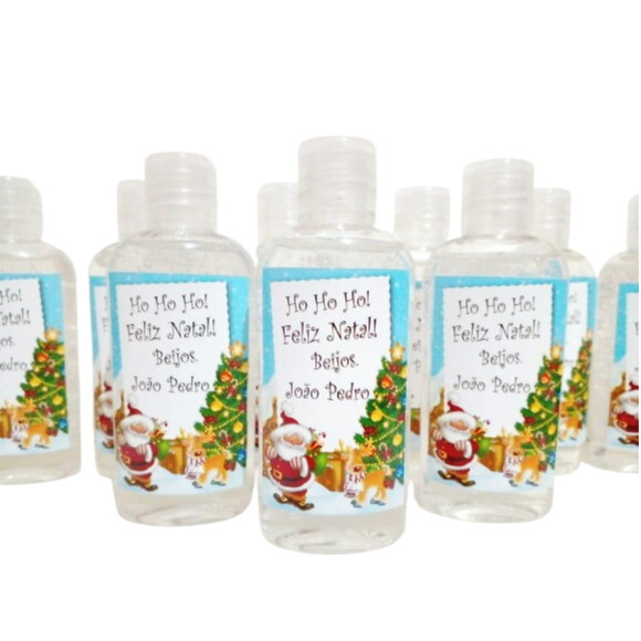 Mini-higienizador em Gel 50ml Personalizado -diversas Festas