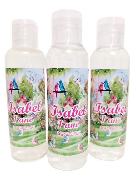 Mini-higienizador em Gel 60ml Personalizado - Jardins