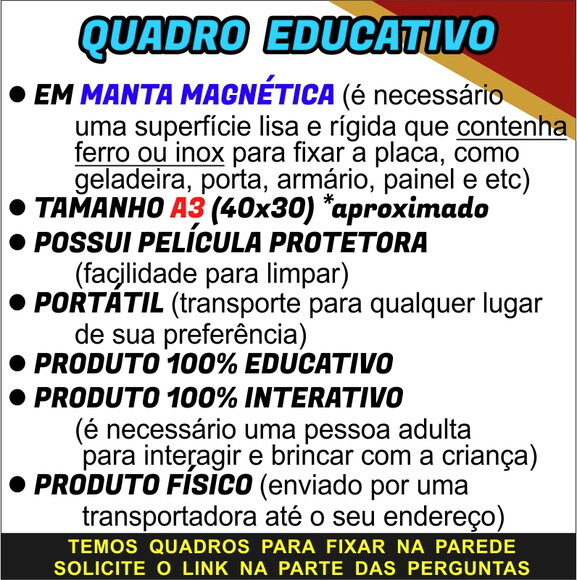 Quadro Educativo A3 - as Minhas Regras da Semana - Azul