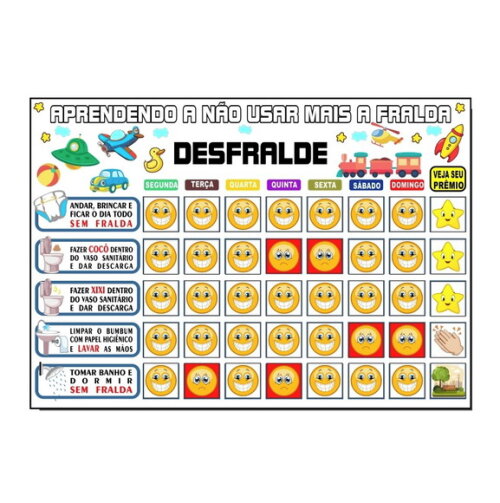 Desfralde - Fundo Branco Menino - Manta A3 + 88 Tags