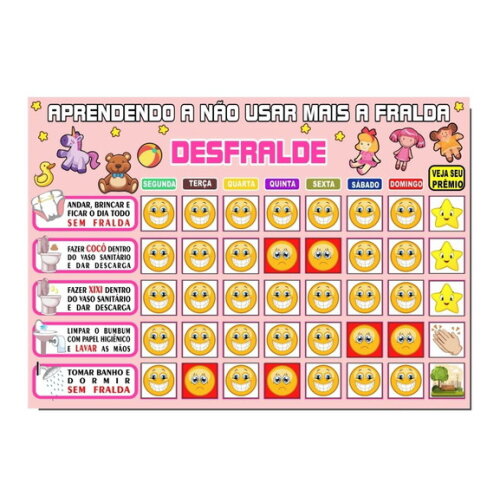 Desfralde - Fundo Rosa Neutro - Manta A3 + 88 Tags