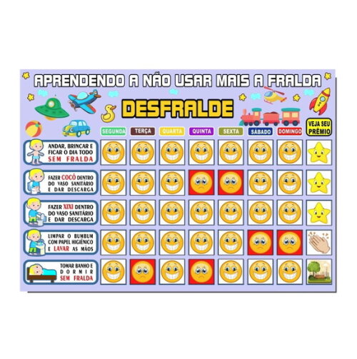Desfralde - Menino Cabelo Loiro - Manta A3 + 88 Tags