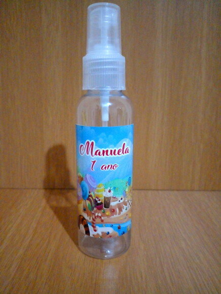 Frasco Vazio Personalizado 60ml Spray - Doces