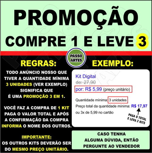 Kit Digital COMPRA 1 E LEVA 3 - ALICE NO PAÍS DAS MARAVILHAS