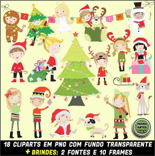 Kit Digital PROMO 2 EM 1 - NATAL EM FAMÍLIA