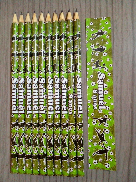 Lápis Personalizado para Festas e Eventos - Futebol