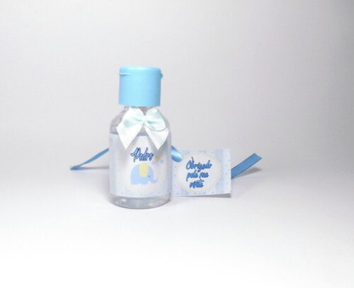 Mini Álcool em Gel de 35 ml c/ Aroma e Tampa Flip - Temas