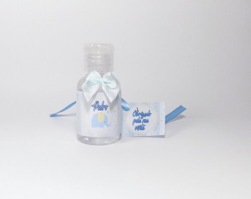 Mini Álcool em Gel de 35 ml c/ Aroma e Tampa Flip - Temas