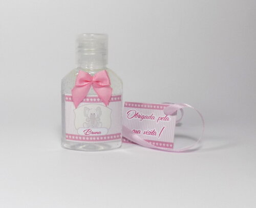 Mini Álcool em Gel de 35 ml c/ Tampa Flip - Vários Temas