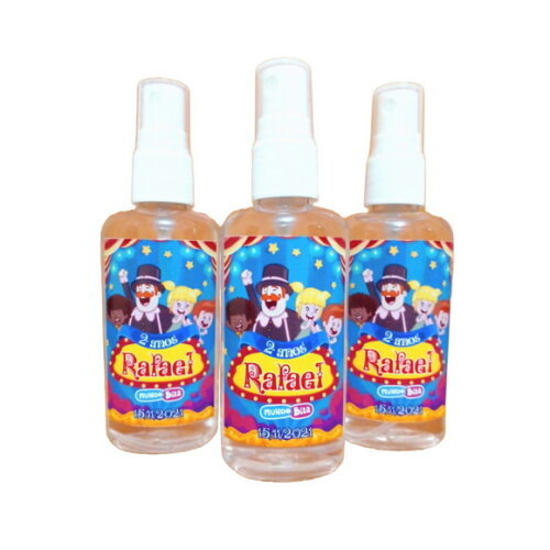 Mini-higienizador de 60ml - Spray - Diversos Temas