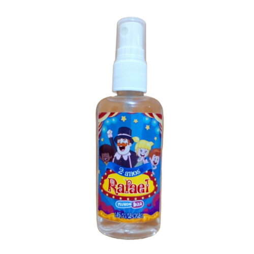 Mini-higienizador de 60ml - Spray - Diversos Temas