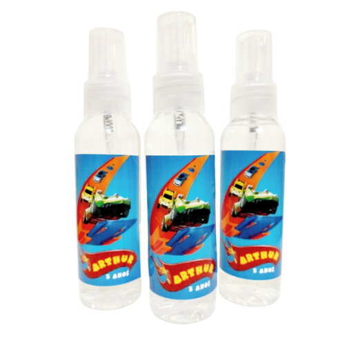 Mini-higienizador de 60ml - Spray - Festa Infantil