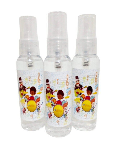 Mini-higienizador de 60ml - Spray - Festas