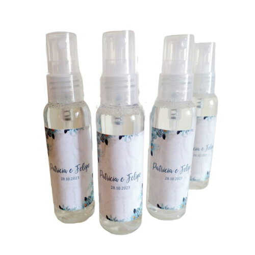 Mini-higienizador de 80ml - Spray - Temas de Casamento