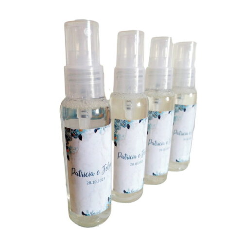 Mini-higienizador de 80ml - Spray - Temas de Casamento