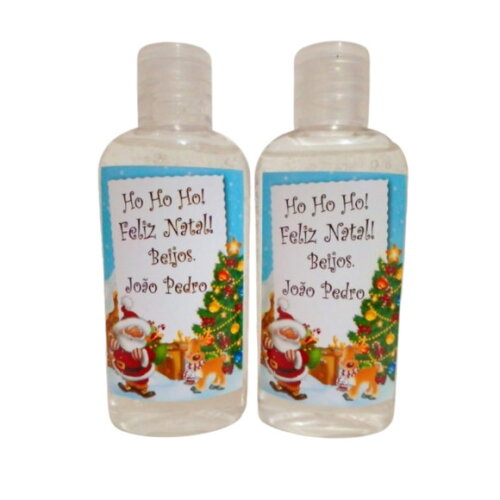 Mini-higienizador em Gel 100ml Personalizado - Vários Temas