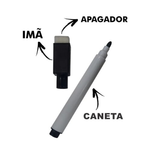 Quadro Educativo Pvc A3 Regras da Semana + Caneta - Rosa