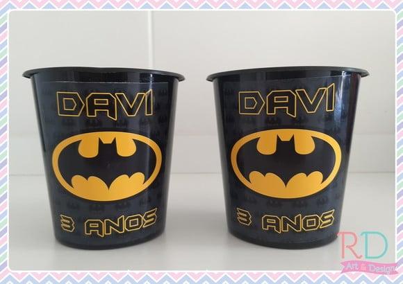 Baldinho de Pipoca Batman