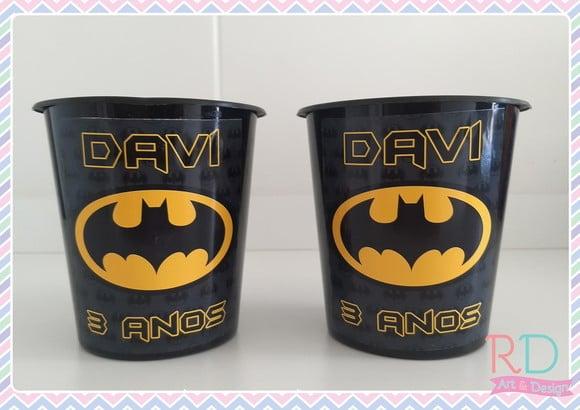 Baldinho de Pipoca Batman