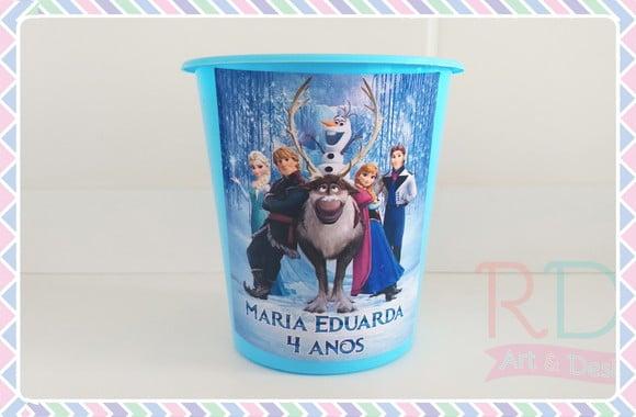 Baldinho de Pipoca Frozen