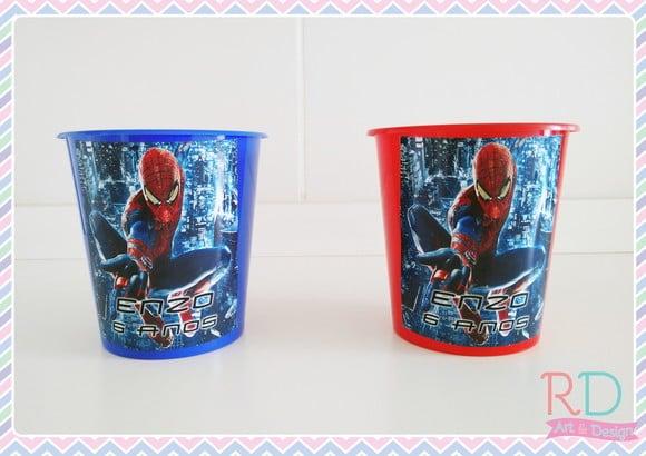 Baldinho de Pipoca Homem Aranha
