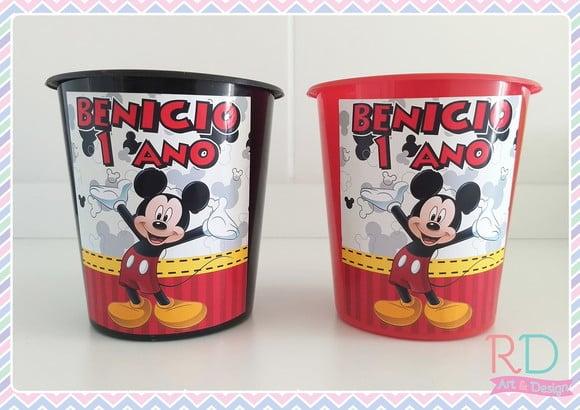 Baldinho de Pipoca Mickey