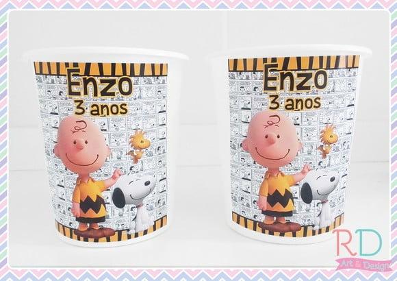 Baldinho de Pipoca Snoopy