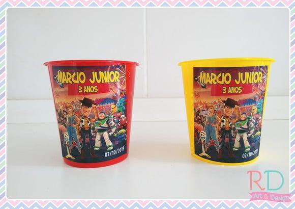 Baldinho de Pipoca Toy Story