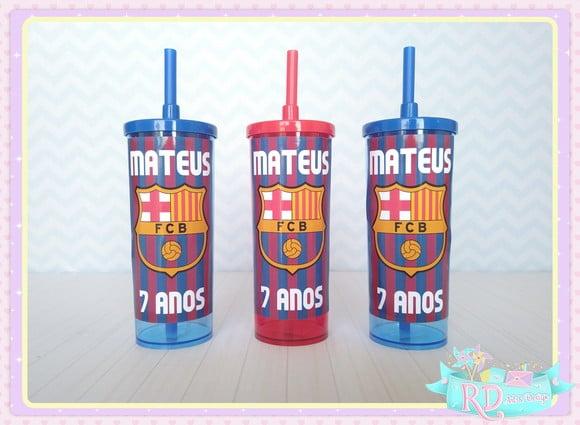 Copo Long Drink com Tampa Barcelona