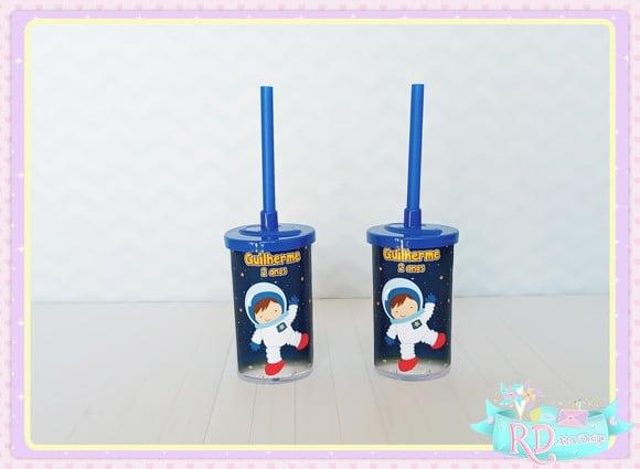 Copo Short Drink Com Tampa Astronauta