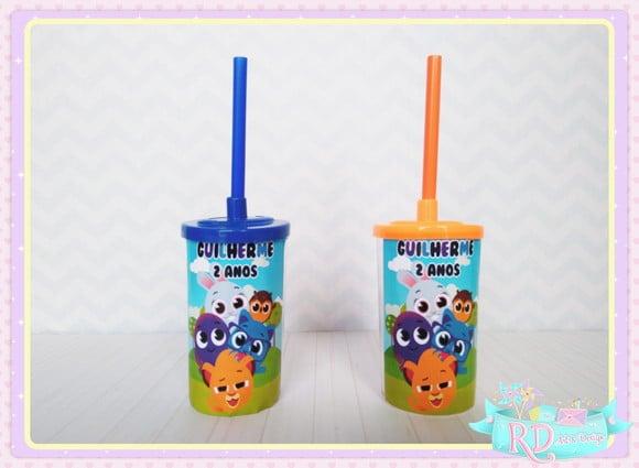 Copo Short Drink com Tampa Bolofofos