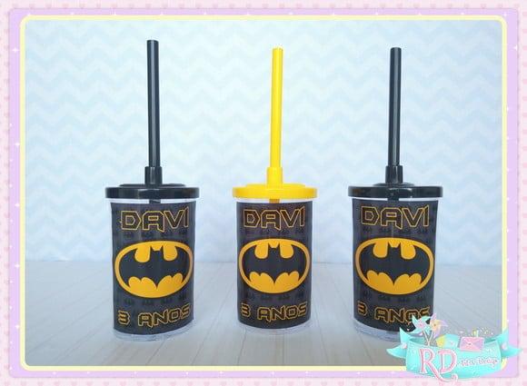 Copo Short Drink com Tampa Batman
