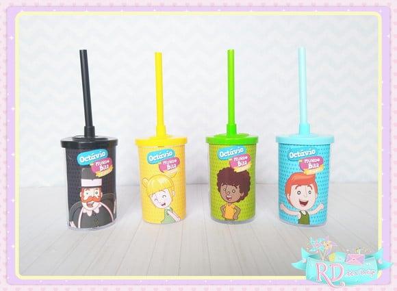 Copo Short Drink com Tampa Mundo Bita