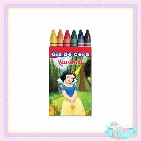 Giz de Cera Branca de Neve