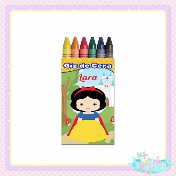 Giz de Cera Branca de Neve Cute