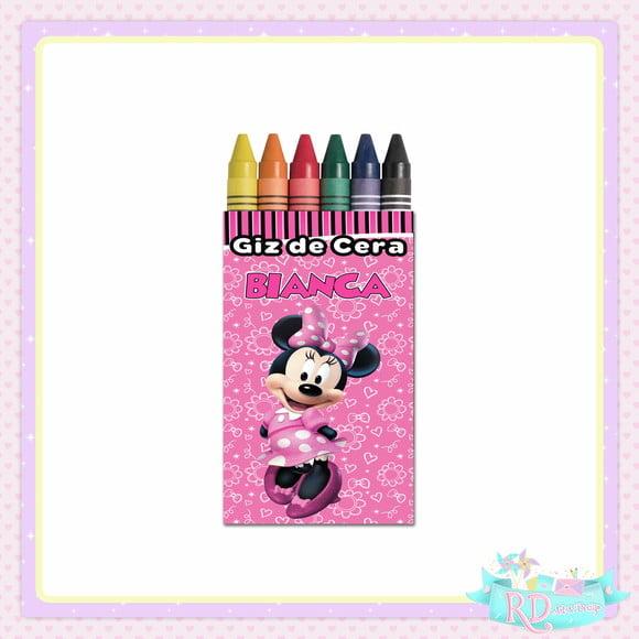 Giz de Cera Minnie Rosa
