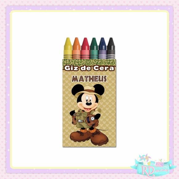 Giz de Cera Mickey Safari