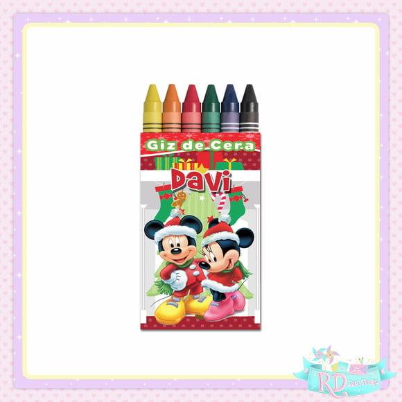 Giz de Cera Natal do Mickey
