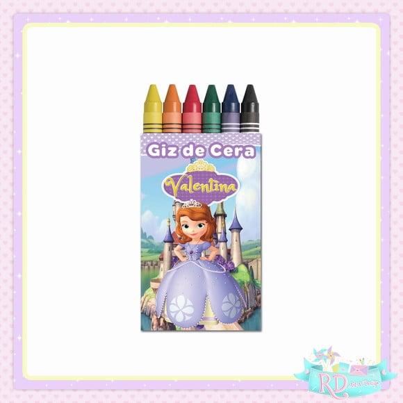 Giz de Cera Princesa Sofia