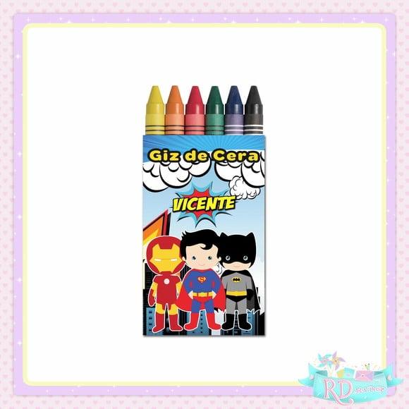 Giz de Cera Super Herói Cute